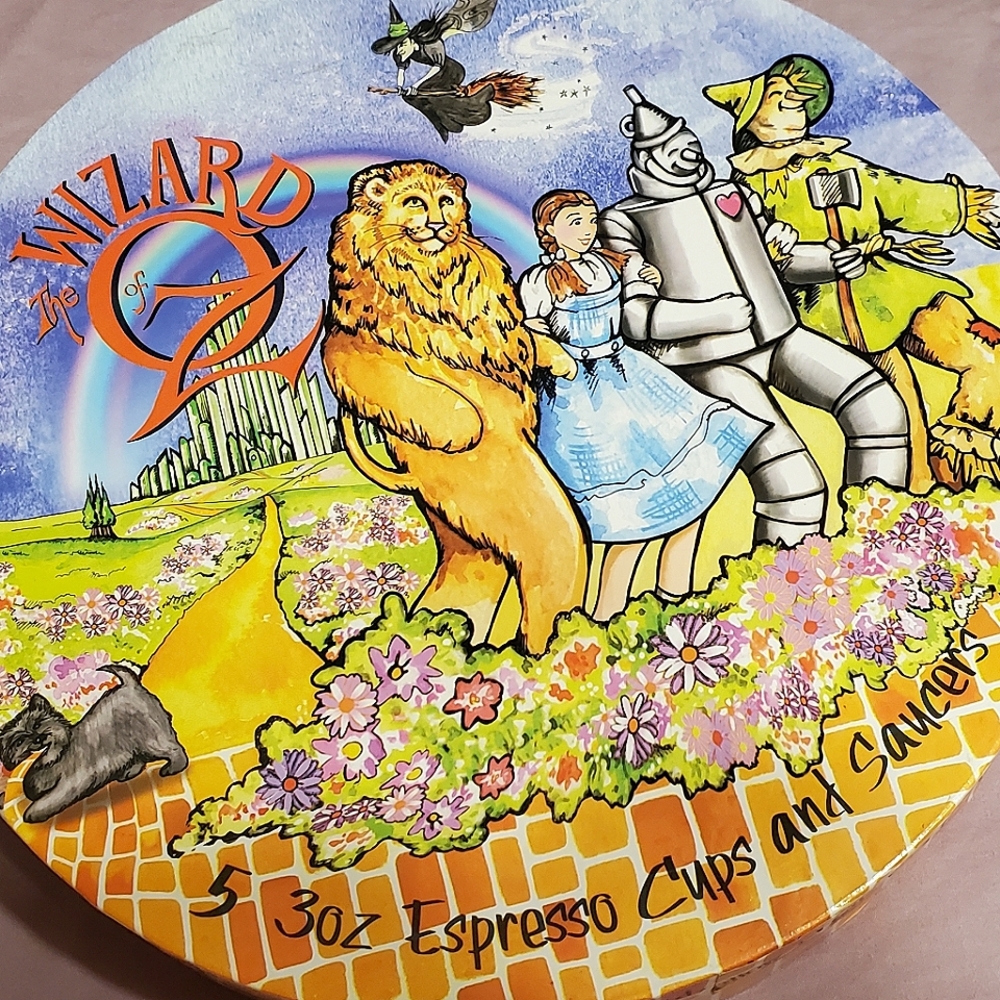 Cardew Design Wizard of Oz Espresso Cup & Saucers Set